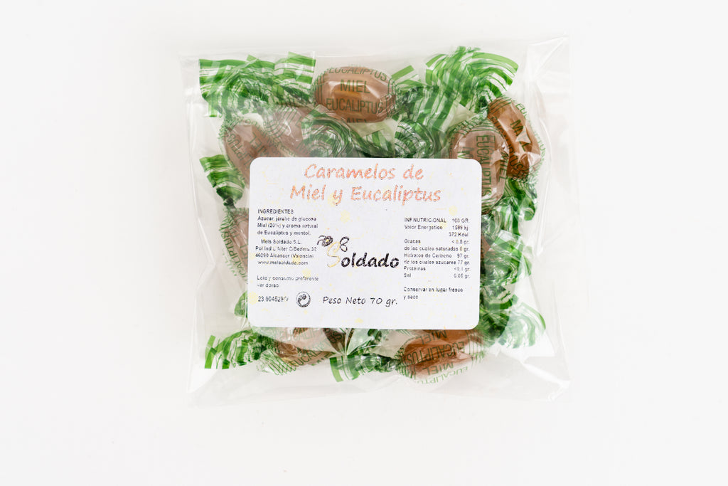 Caramelos Miel y Eucaliptus