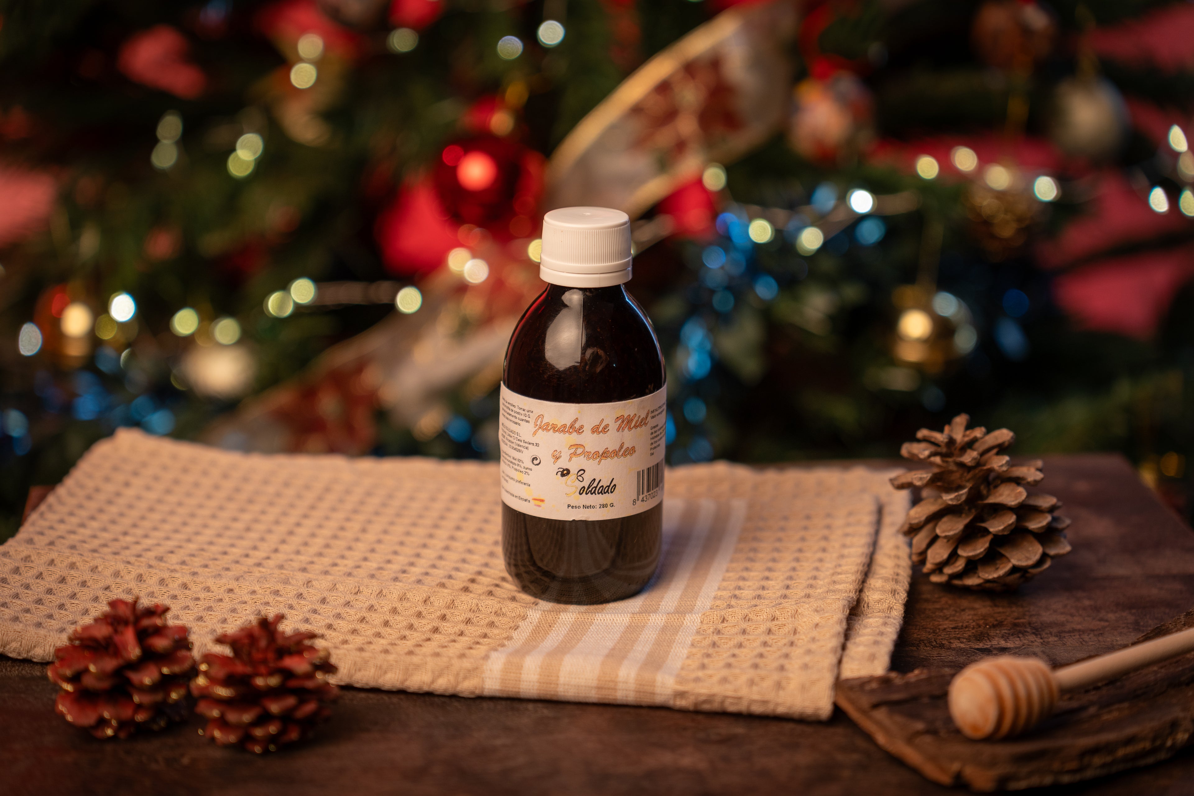 Jarabe de miel – Alivio natural para garganta y tos.